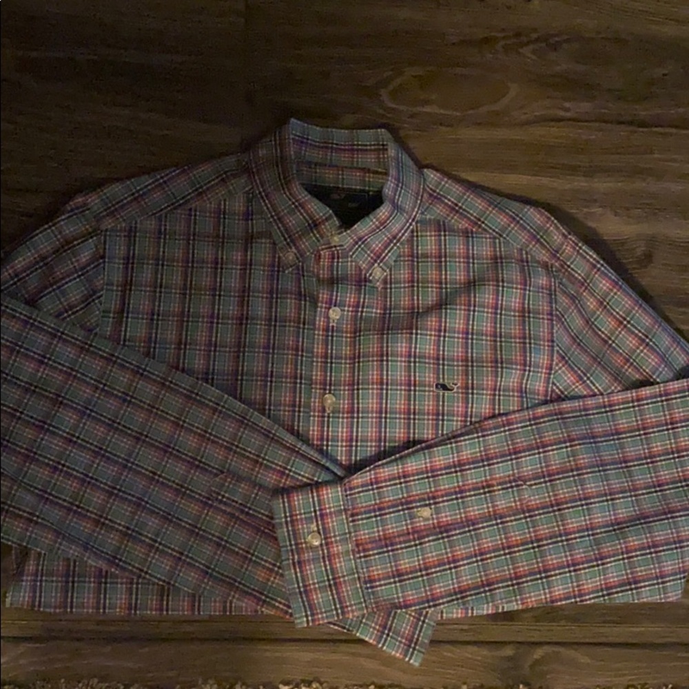 Mens long sleeve button down, Vineyard Vines